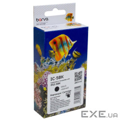 Картридж Barva Canon PGI-5PGBK (0628B024) 500с (IC-5BK)