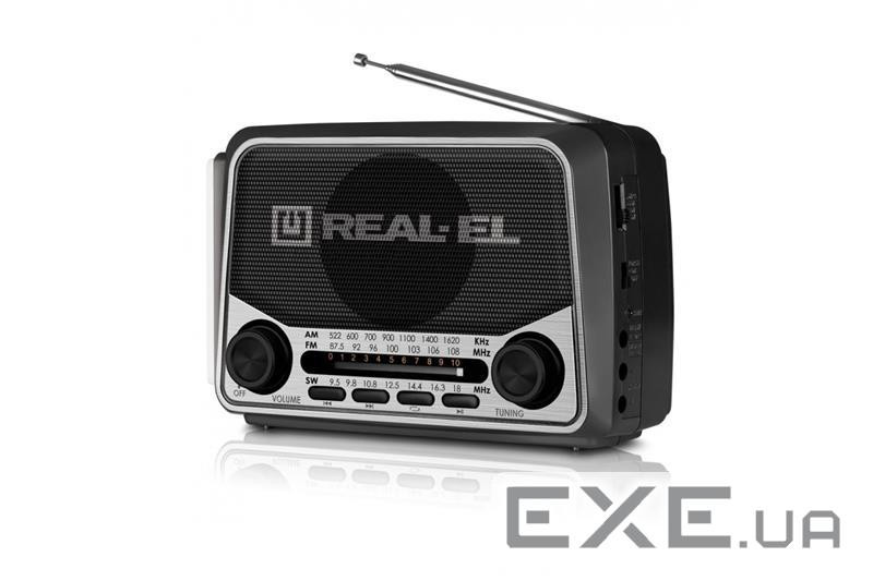 Радіоприймач REAL-EL X-525 Gray (EL121800004)