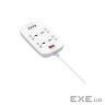 Мережевий фільтр живлення LDNIO SC4407Q 4роз. 4USB 2м
