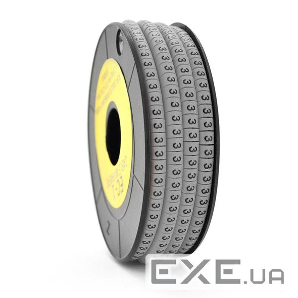 Маркер кабельний "6", 1,5мм&sup2, (1000 шт в упаковці), ціна за упаков (21555) (21555)