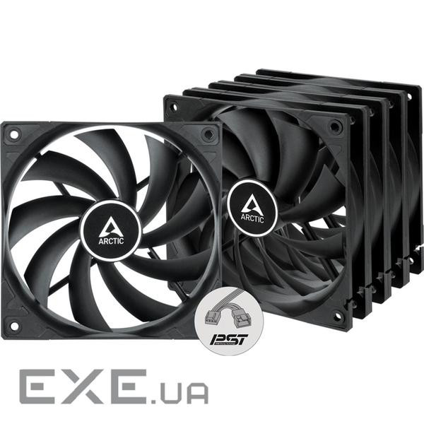Комплект вентиляторів ARCTIC F12 PWM PST Black 5-Pack (ACFAN00250A)
