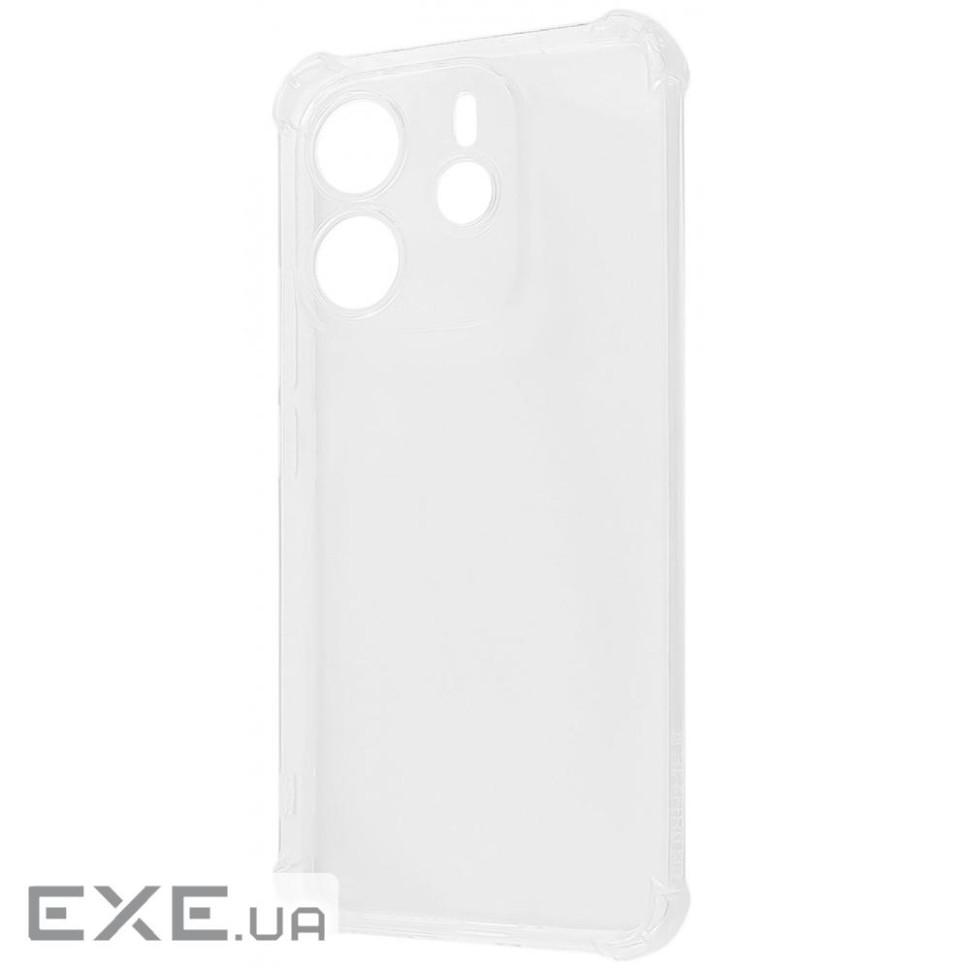 Чехол WXD Силікон 0.8 mm HQ Xiaomi Redmi Note 14 4G (European) clear (62876 clear)