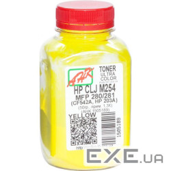 Тонер HP CLJ M254/MFP280/281, 50г Yellow AHK (1505189)