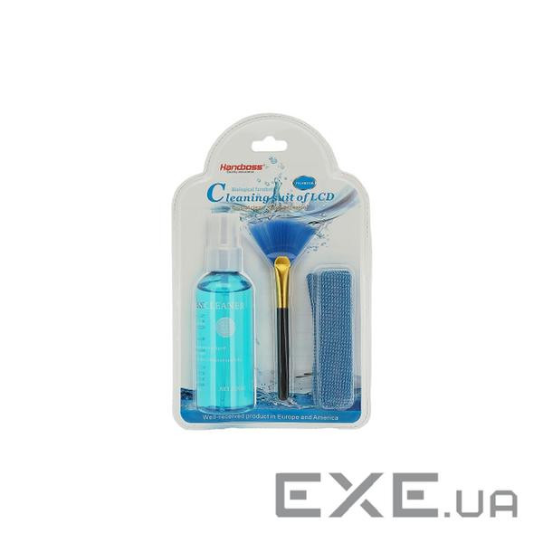 Універсальний чистячий набір HANDBOSS Cleaning Screen Kit 3in1, 100ml, brush, microfiber (FH-HB010E)