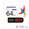 USB флеш накопичувач A-DATA 64GB C008 Black + Red USB 2.0 (AC008-64G-RKD)