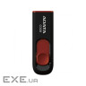 USB флеш накопичувач A-DATA 64GB C008 Black + Red USB 2.0 (AC008-64G-RKD)