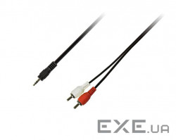 Кабель мультимедійний 3.5mm M to 2xRCA M 1.5m Piko (1283126473890)