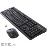Комплект бездротовий, клавіатура з мишою A4Tech Fstyler FG1200S, колір чорний (FG1200S (Black))