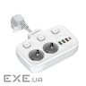 Мережевий фільтр COLORWAY CW-CHE24PDW White, 2 розетки , 1xUSB-C, 3xUSB