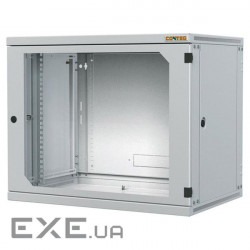 Шафа настінна Conteg 15U 600x600 removable side panels RAL7035 (RUN-15-60/60- (RUN-15-60/60-TH-I-I)