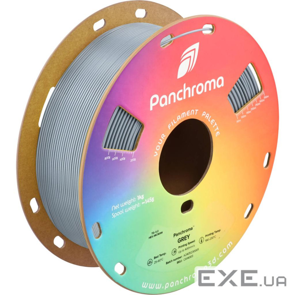 Пластик для 3D-принтера Polymaker PANCHROMA CoPE 1,75mm 1kg GREY (CA14003)