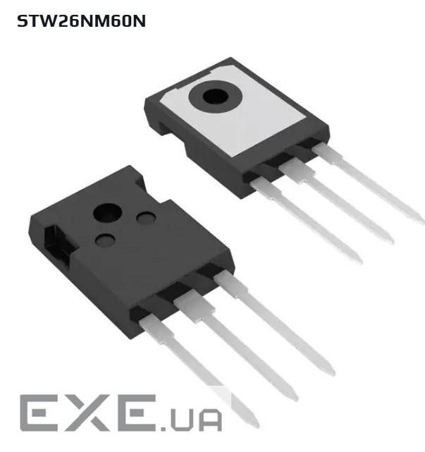Транзистор 600V 20A TO-247 STW26NM60N (14509)