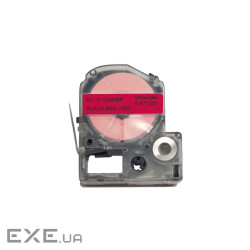 Стрічка для принтера етикеток UKRMARK RL-E-C4RBP-BK/RE, аналог LC4RBP. 12 мм х 8 м (CELC4RBP)