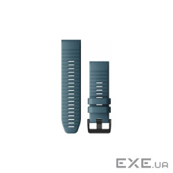 Ремінець до смарт-годинника Garmin fenix 6X 26mm QuickFit Lakeside Blue Silicone (010-12864-03)