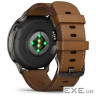 Смарт-годинник Garmin Venu 4 (45mm), Black w/ Slate + Leather, GPS смарт-годинник (010-03014-03)