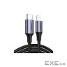 Дата кабель USB-C to Lightning 1.0m 3A 60W US304 black Ugreen (60759) (UGR-60759)