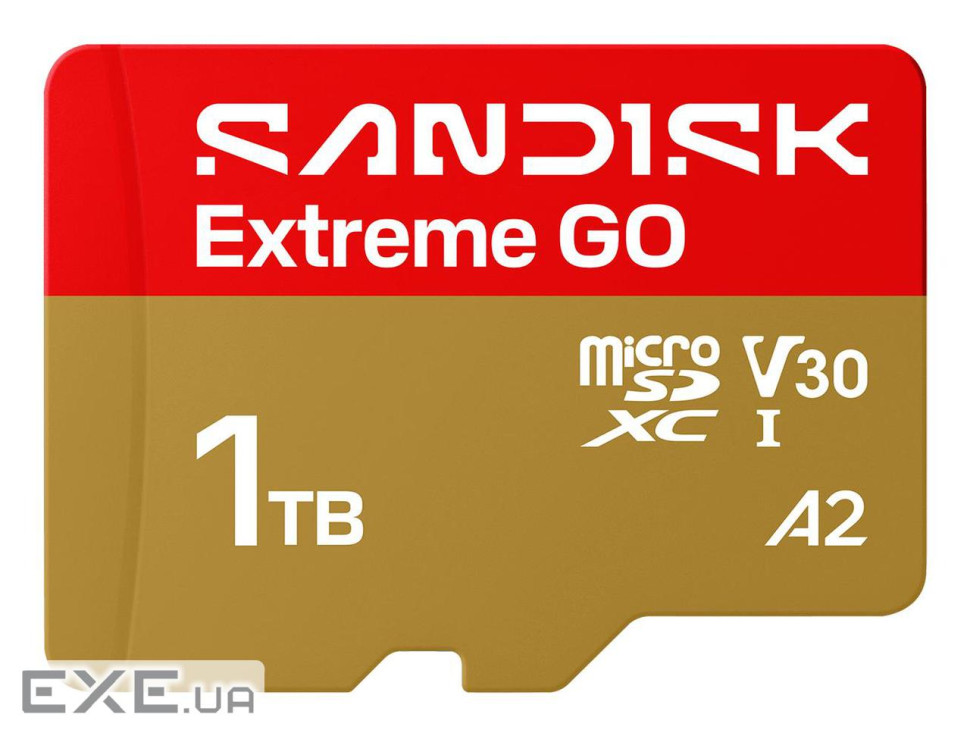 Карта пам"яті SANDISK Extreme GO SDXC 1TB UHS-I V30 A2 (SDSQXGN-1T00-GN6MN)