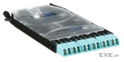Касета HD-Flex с 6хLC Duplex адаптеров Aqua (FHSXN-12-10N)