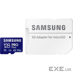 Карт.пам . Samsung PRO Plus microSDXC 128GB (MB-MD128SA/EU)