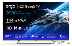 Телевізор ERGO 65MQD90 Game PRO рідкокристалічний