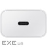 Зарядний пристрій Samsung USB-С 15W White + Cable USB-C 1m (EP-T1510XWEGEU)