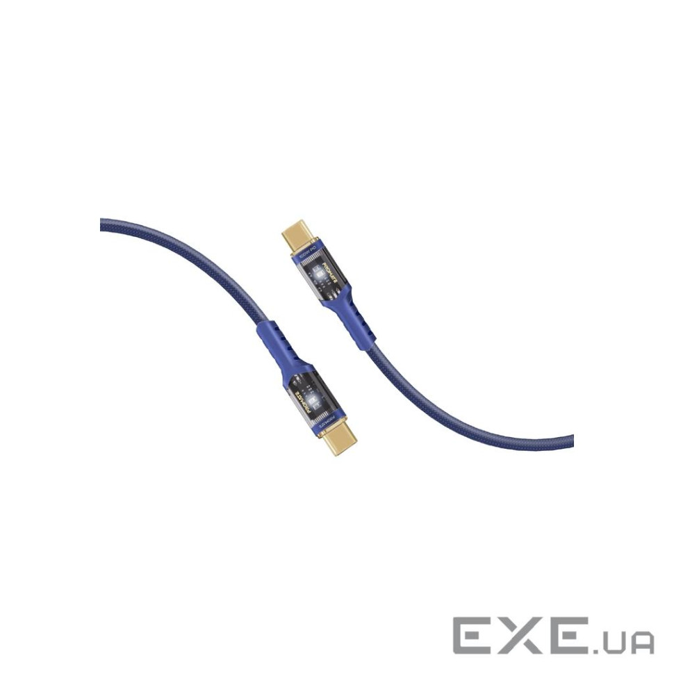 Дата кабель USB-C to USB-C 1.2m Promate (lucidline-cc120.navy)