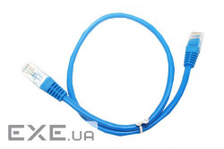 Patch cord Atcom 0.5 м UTP, Синий, 0.5 м, 5е cat. (4961)