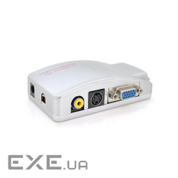 Конвертер VGA (IN) на VGA(OUT), S-Video TV(OUT), RCA(OUT), Box (5930)