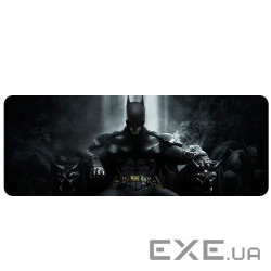 Коврик 300*800 тканинний Batman iron throne з боковою прошивкою, товщина 2 мм, Black, Пакет (BM67)