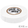 Ізоляційна стрічка Yato 15 ММ X 20 М X 0,13 ММ, біла (YT-81596)