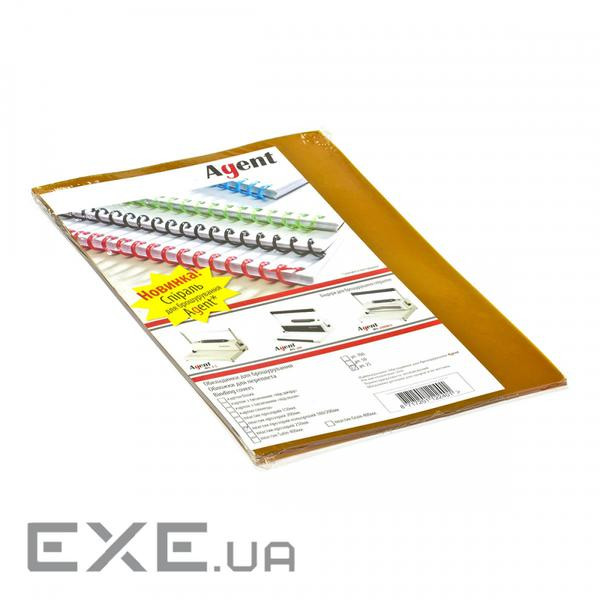 Обкладинка А4 прозора Agent 180/200мк жовт, уп /25 (1510285)
