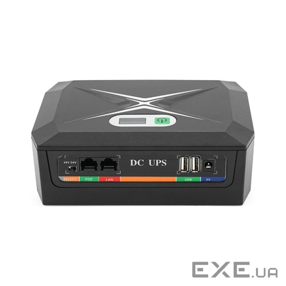 ДБЖ UPS-45W DCP-45W-20 для роутерів / комутаторів / PON / POE-430(15-24V), 5 / 9 / 12V, 20800мAh(8*2 Ah(8*2