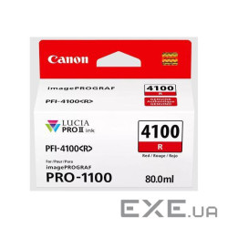 Картридж Canon PFI-4100 imagePROGRAF PRO-1100 Red (6785C001)