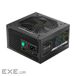 Блок живлення 500W, 80+ Bronze, fan 120mm ATX3.1 OPP/OVP/UVP/OCP/SCP/OTP/SIP/OLP GAMEMA (VP 500S BK)