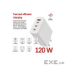 Зарядний пристрій EMOS V06G120 1xUSB-A + 3xUSB-C PD120W GaN