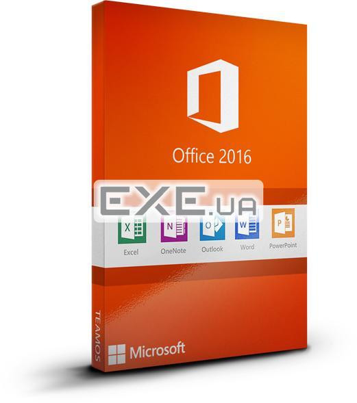 Microsoft Office 2016 для дому та бізнесу 32/64 Russian для 1 ПК Коробкова версія (T5D-02703)