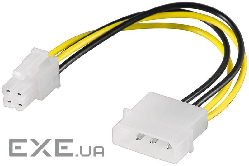 Кабель Goobay живлення внутрішній ATX(EPS) 4p-MoleX M/M,P4 0.16m (75.05.1362-50)