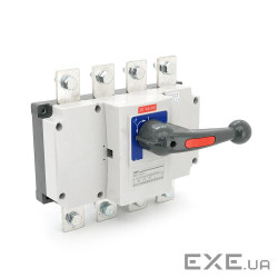 Ручний вимикач-роз&apos,єднувач CHNT NH40-630 / 4P, 380V, 400A, стандартна рукоятка