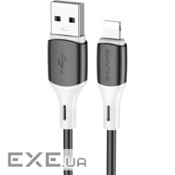 Кабель BOROFONE BX79 Silicone USB to Lightning 1м Black (BX79LB)