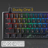Клавіатура Ducky One 3 Mini Cherry MX Silent Red RGB UA USB Black (DKON2161ST-SUAPXCLAWSC1)