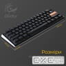 Клавіатура Ducky One 3 Mini Cherry MX Silent Red RGB UA USB Black (DKON2161ST-SUAPXCLAWSC1)