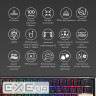 Клавіатура Ducky One 3 Mini Cherry MX Silent Red RGB UA USB Black (DKON2161ST-SUAPXCLAWSC1)