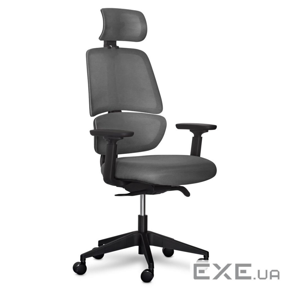 Офісне крісло Mealux Leo Air Plus Dark Grey (Y-546 KBG)