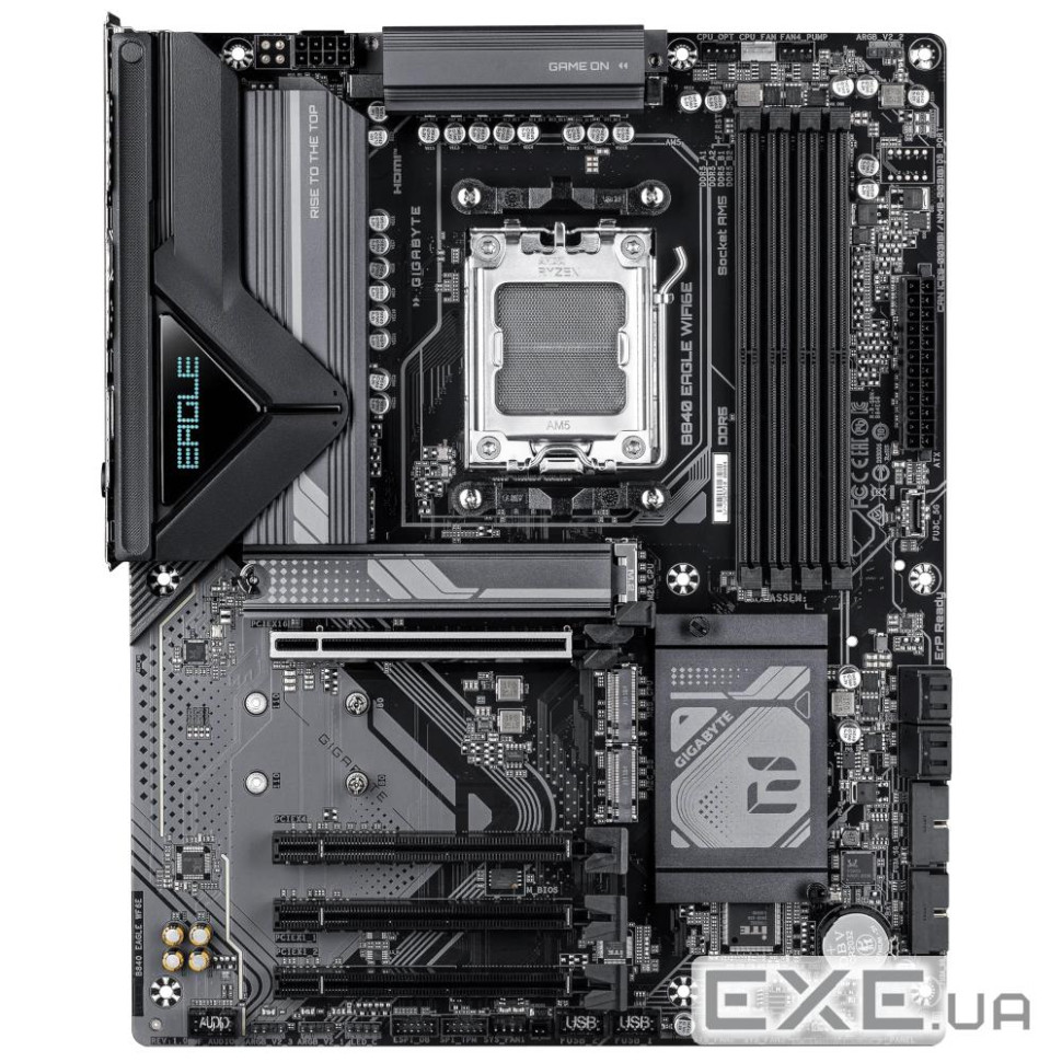 Mатеринська плата sAM5 AMD B840 DP/HDMI 3xM.2 2.5G bE LAN ATX GIGABYTE B840 EAGLE WIFI6E