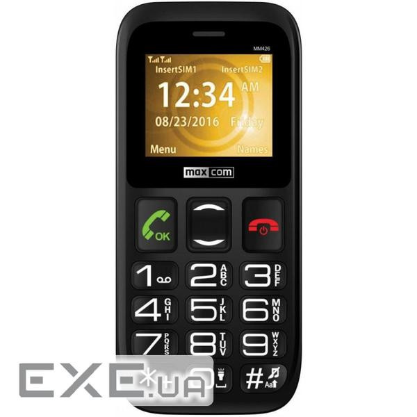 Мобільний телефон Maxcom MM426 Black