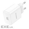 Мережевий зарядний пристрій BOROFONE BA81A single port PD20W charger(EU) White (6941991108181)
