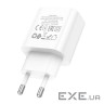 Мережевий зарядний пристрій BOROFONE BA81A single port PD20W charger(EU) White (6941991108181)
