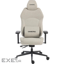 Крісло ігрове GamePro GC760LG Fabric Light Gray