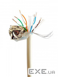 Кабель мережевий CABLEXPERT FTP Cat.6 4x2x0.50 ССА Gray 100м (FPC-6004-L/100)
