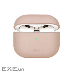 Чохол для навушників Uniq Lino AirPods 4 Silicone Pink Blush (8886463691380)